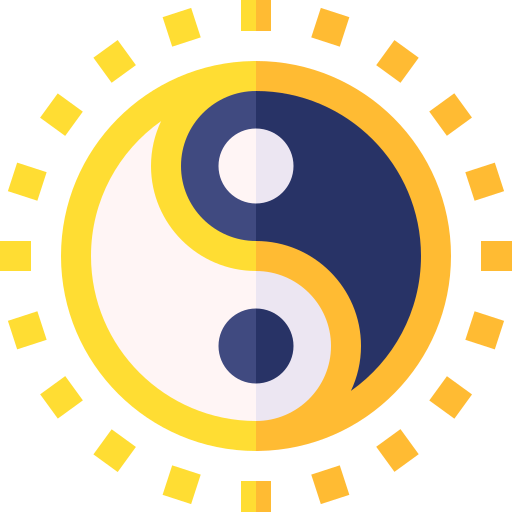 yin yang icono gratis