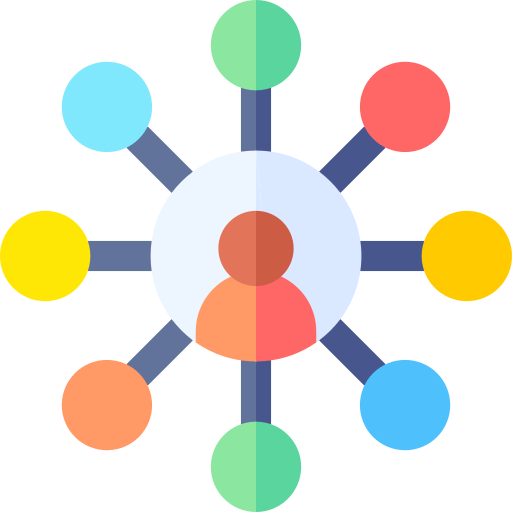 connect icon flat