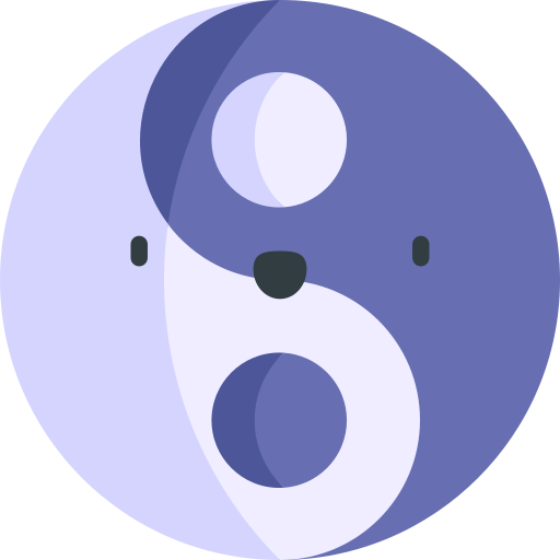 yin yang icono gratis