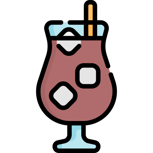 Ice Coffee Special Lineal Color Icon 