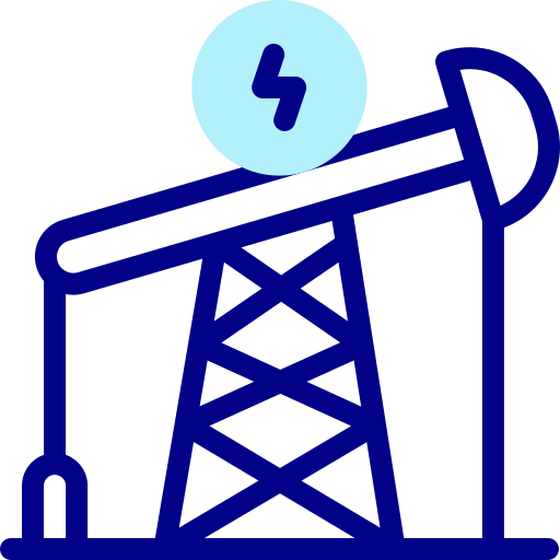 plataforma petrolera icono gratis