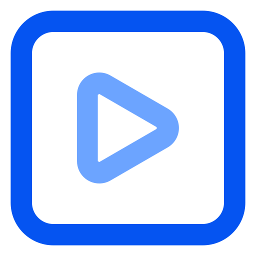 Video Generic Outline Color icon