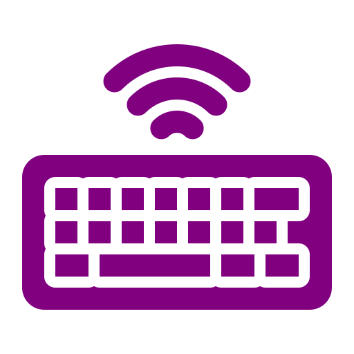 teclado inalambrico icono gratis