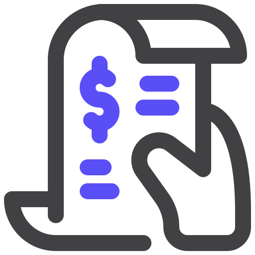 factura icono gratis