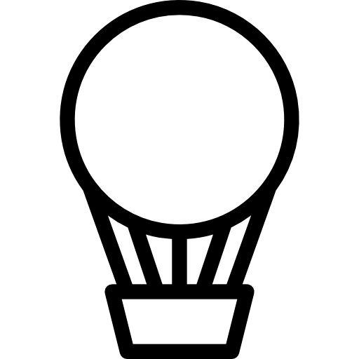 Hot air balloon free icon Hot air balloon free icon