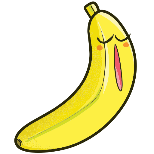 banana gratis sticker