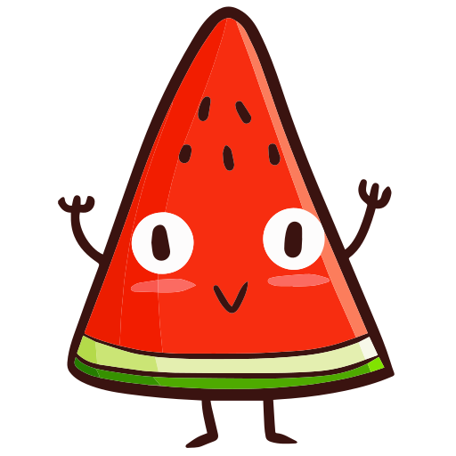 wassermelone kostenlos Sticker