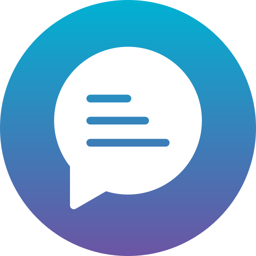 Message Generic Flat Gradient icon