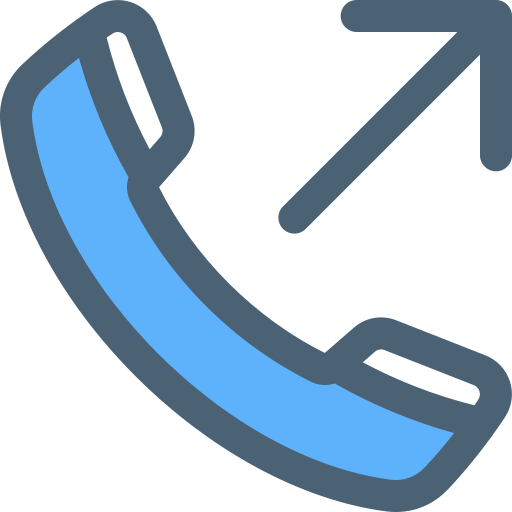 llamada saliente icono gratis