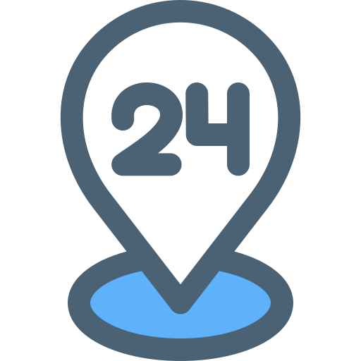 24 hours free icon 24 hours free icon