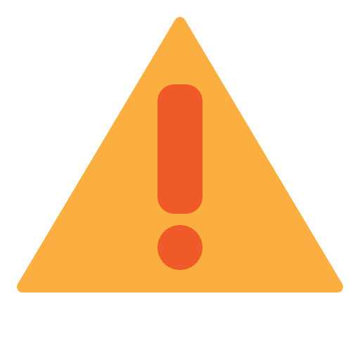 Warning Generic Flat icon