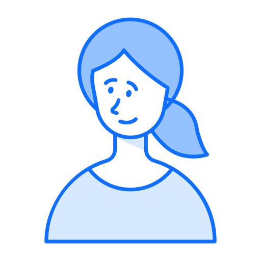 Girl Generic Blue icon