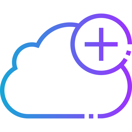 almacenamiento en la nube icono gratis