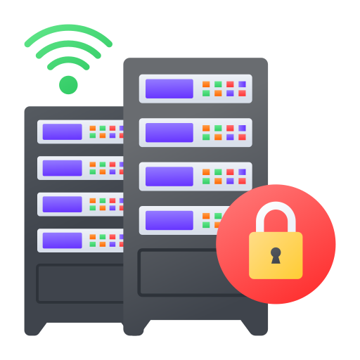 seguridad de datos icono gratis