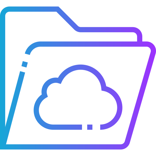 almacenamiento en la nube icono gratis