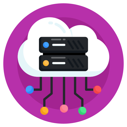 computación en la nube icono gratis