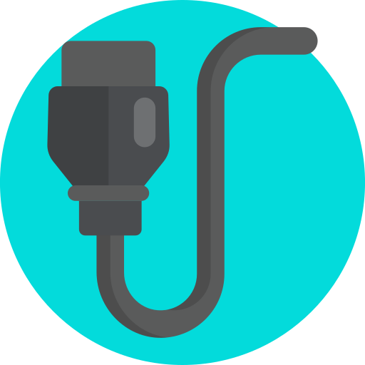 cable de energía icono gratis