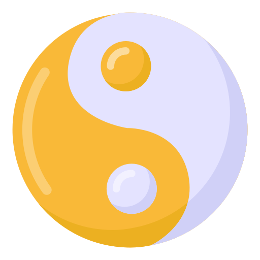 yin yang icono gratis