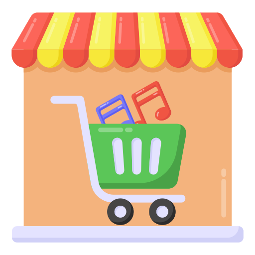 magasin de musique Icône gratuit magasin de musique Icône gratuit