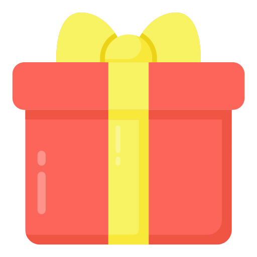 caja de regalo icono gratis