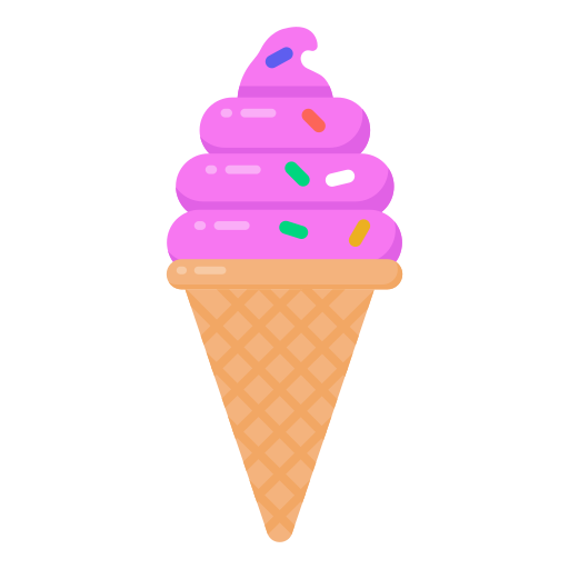 cucurucho de helado icono gratis