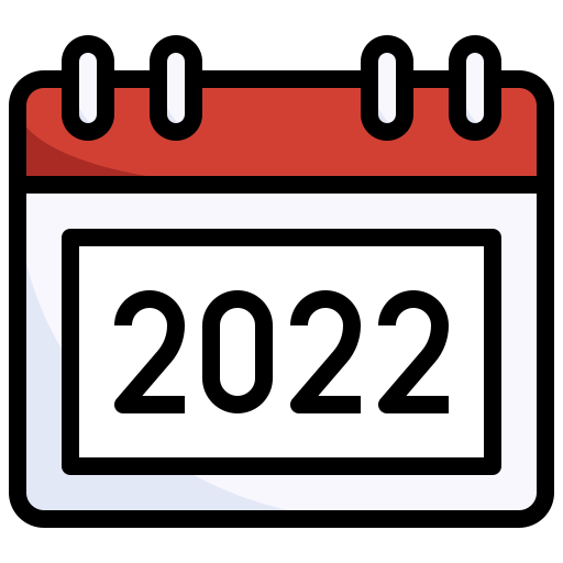 2022 - Free time and date icons