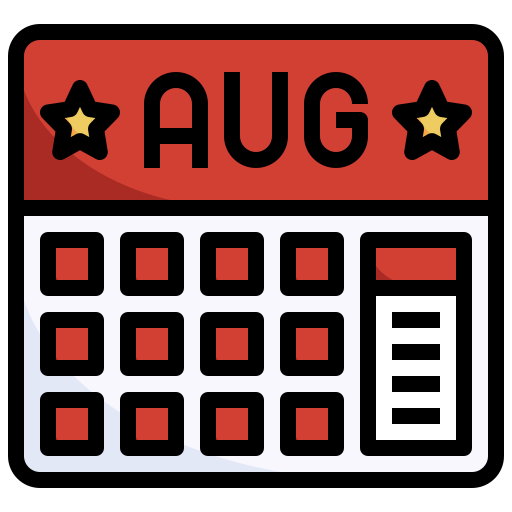 agosto icono gratis