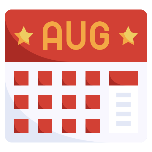 agosto icono gratis