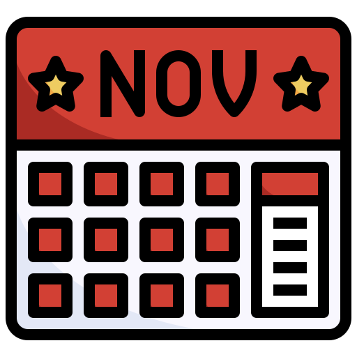 novembro grátis ícone
