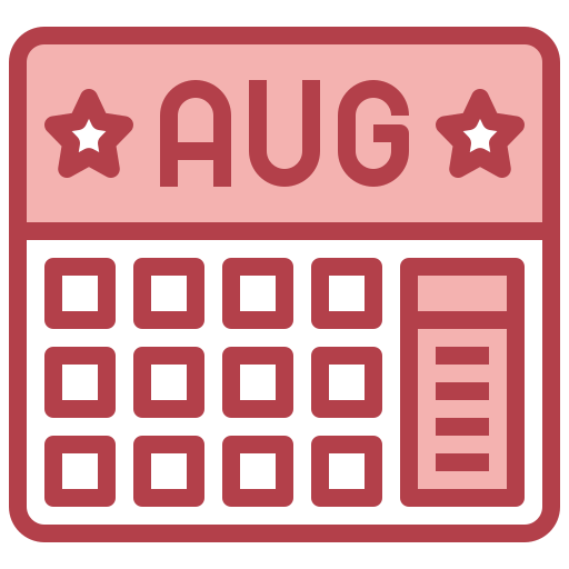 agosto icono gratis