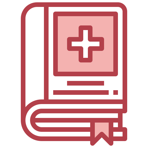 manual médico icono gratis