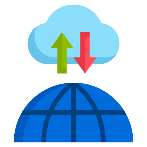 computación en la nube icono gratis