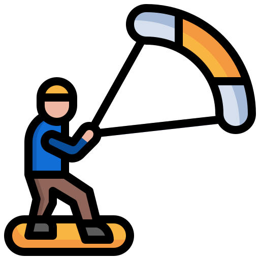 Ice kiting free icon
