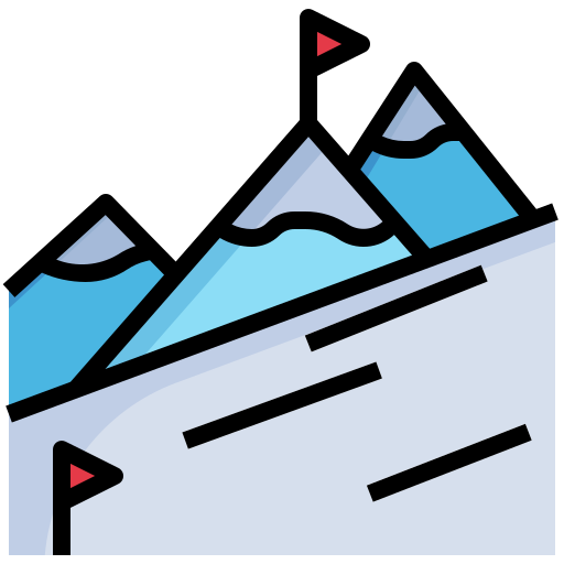 Mountain Surang Lineal Color icon