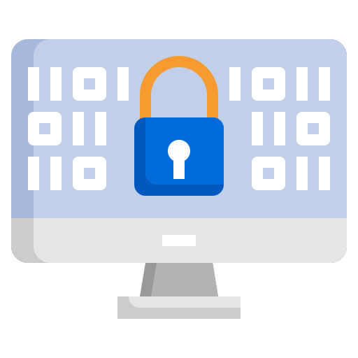 cifrado de datos icono gratis