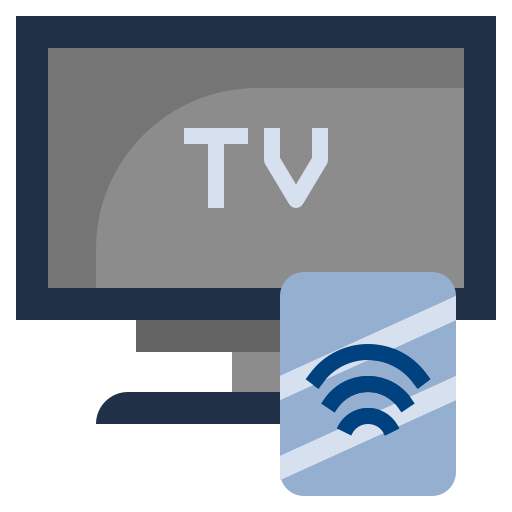 televisión inteligente icono gratis