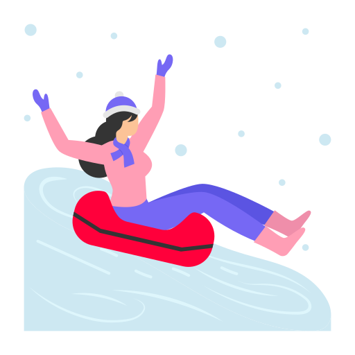 tubo de nieve icono gratis