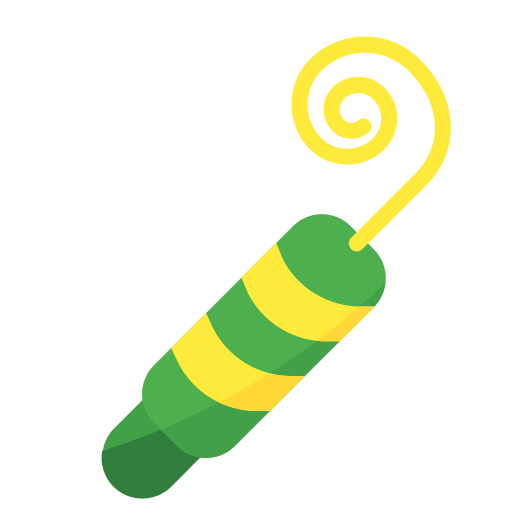 soplador de fiesta icono gratis