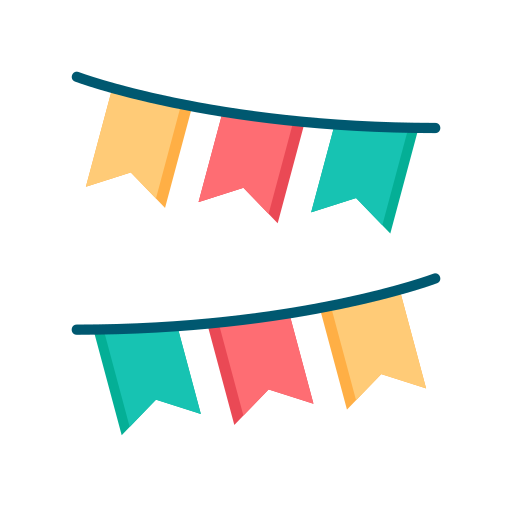 guirnaldas icono gratis