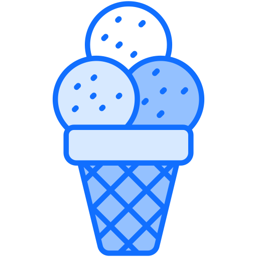 cucurucho de helado icono gratis