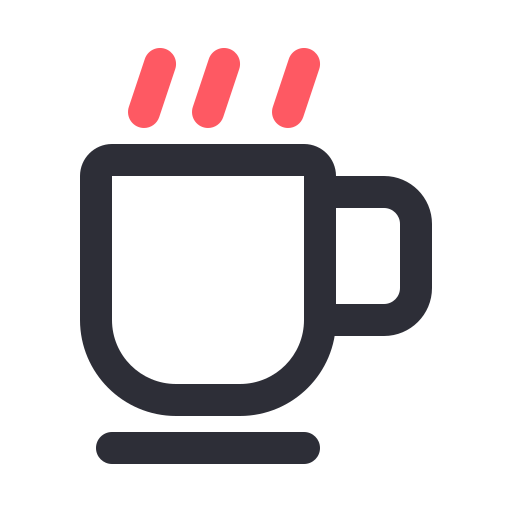 café caliente icono gratis