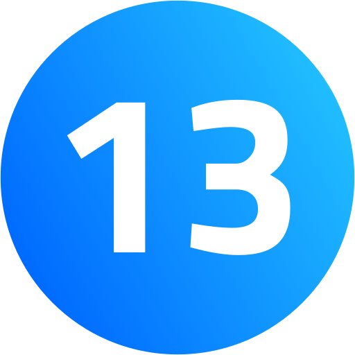 13