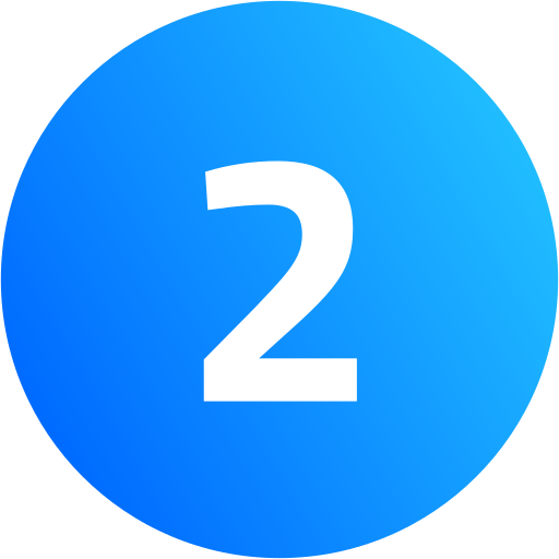 number-2 Icon for Free Download
