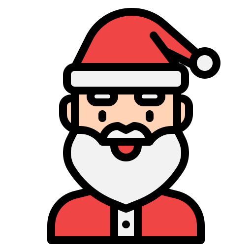 papá noel icono gratis