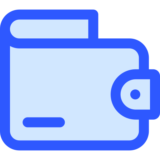 Wallet Generic Blue icon