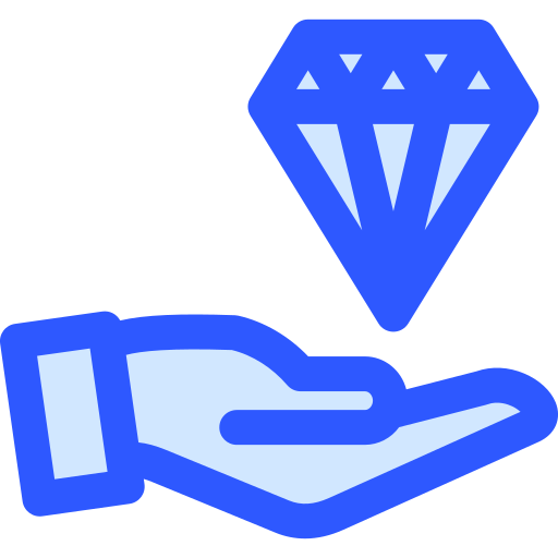 Diamond Generic Blue icon