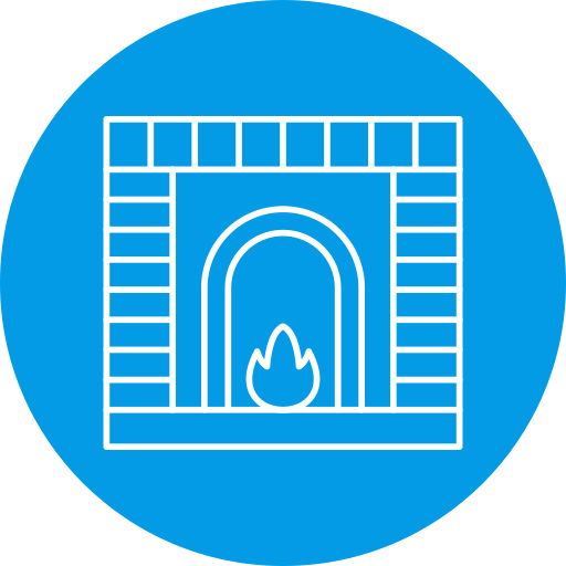 Fireplace free icon Fireplace free icon