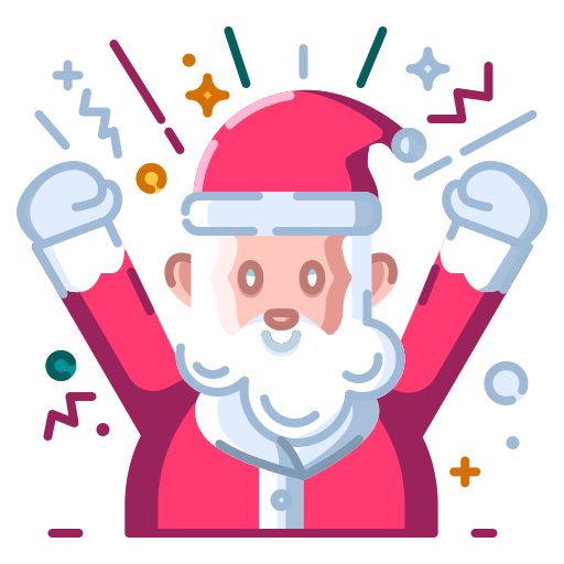 papá noel icono gratis