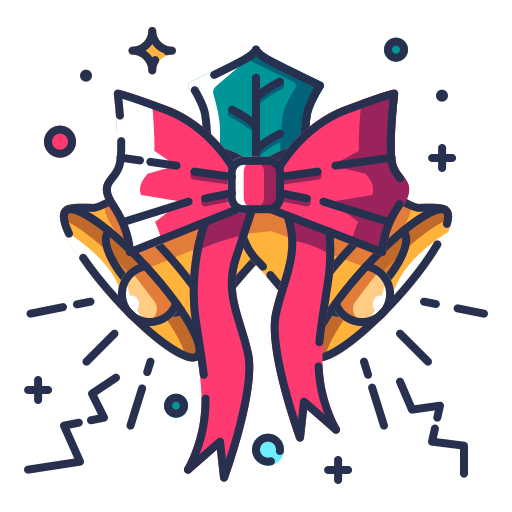 Рождественский колокольчик бесплатно иконка