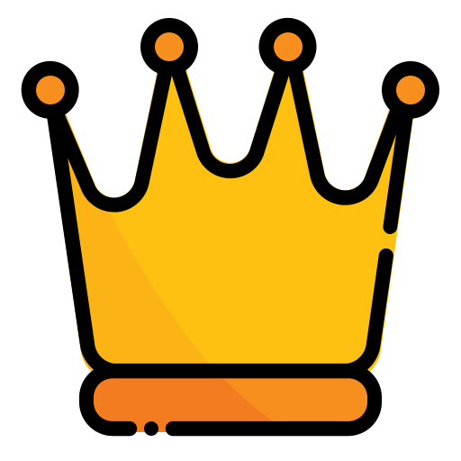 Crown Generic Outline Color icon